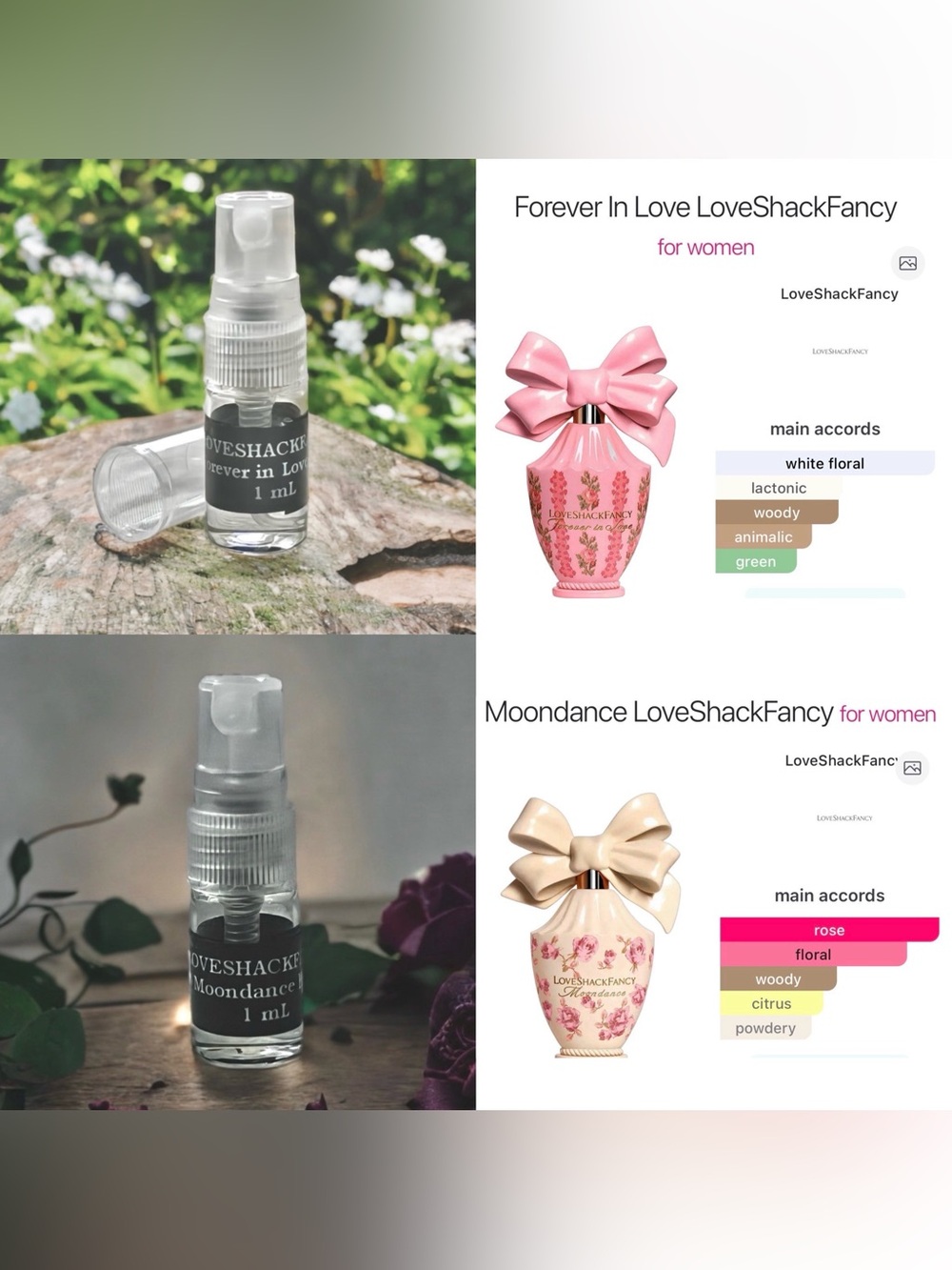 LoveShackFancy Scent Sample Bundle